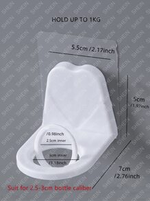 1入組壁掛式洗頭支架 - 白色 - 查看 5