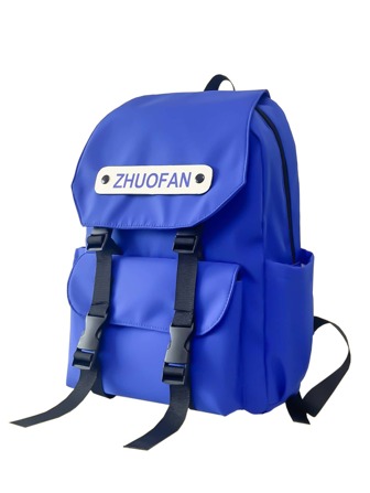 Letter Graphic Casual Daypack Medium Oxford For School