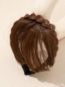 1入組女士假髮裝飾時尚頭帶用於裝飾 - 咖啡棕 - 查看 1