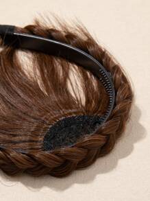 1入組女士假髮裝飾時尚頭帶用於裝飾 - 咖啡棕 - 查看 2