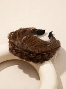 1入組女士假髮裝飾時尚頭帶用於裝飾 - 咖啡棕 - 查看 3