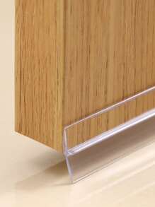 1pc Clear Door Sealing Strip, Simple Clear PVC Door Strip For Household - Clear - View 4