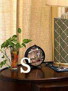 11cm Letter S Shaped Ornament - White - View 4