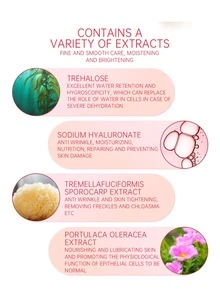 5 piezas Hoja facial rosa hidratante - Blanco - Ver 6