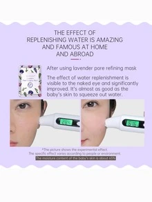 5 piezas Hoja facial lavanda refinación de poro - Blanco - Ver 6