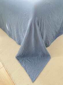 4入組套無填充物漸變色被套1入組被套和1入組床單和2入組枕套現代滌綸家居床上用品套裝 - 藍色 - 查看 3