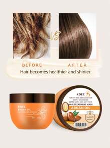 摩洛哥堅果油護髮片250G，乾性受損深層護髮素，染髮和漂白頭髮，保護和強化，促進蛋白質修復，強效修復深層補水 - 橘色 - 查看 8