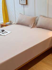 1 tấm màu đơn có thể giặt được - Cà phê nâu - Xem 4