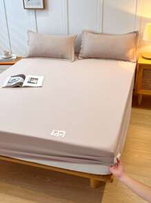 1 tấm màu đơn có thể giặt được - Cà phê nâu - Xem 6