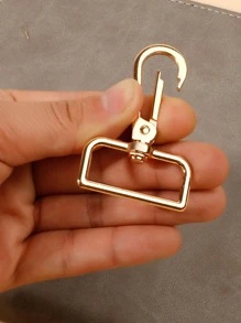 3 chiếc Tôm Hùm Khóa DIY Dây Đeo Phần Vàng Kẹp Carabiner - Vàng - Xem 2