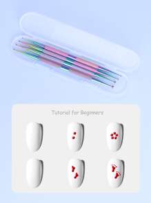 YUANDU 4支装不锈钢钉尖钻笔