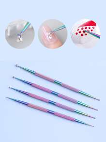 YUANDU 4支装不锈钢钉尖钻笔