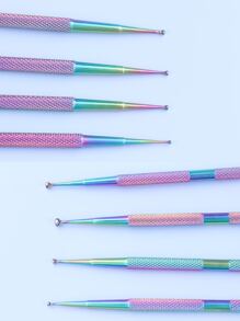 YUANDU 4支装不锈钢钉尖钻笔