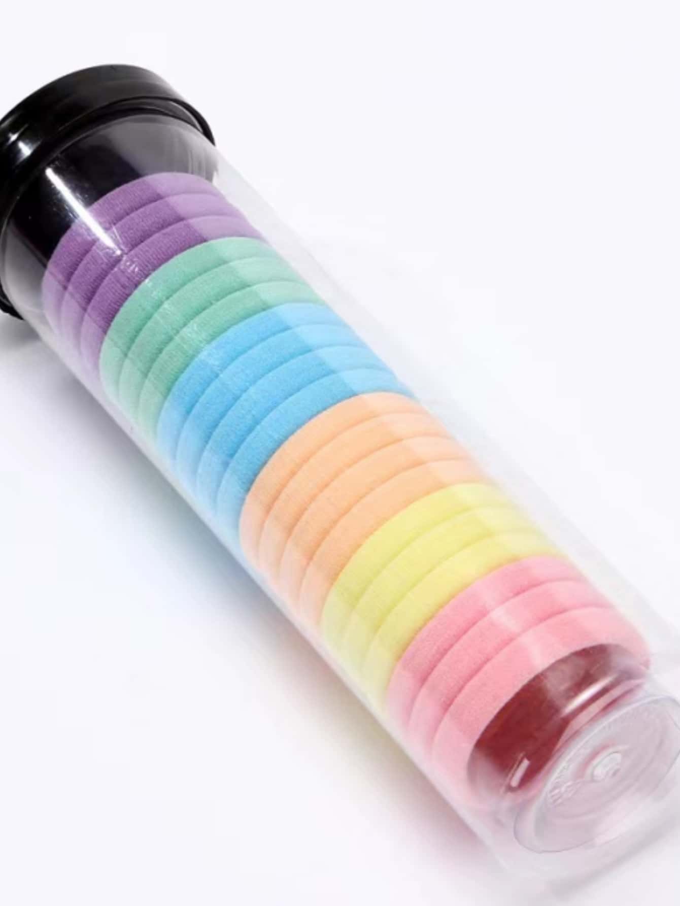 20入組女士素色休閒髮帶適合日常生活