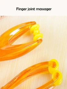 1pc TPR Finger Massager - Orange - View 3