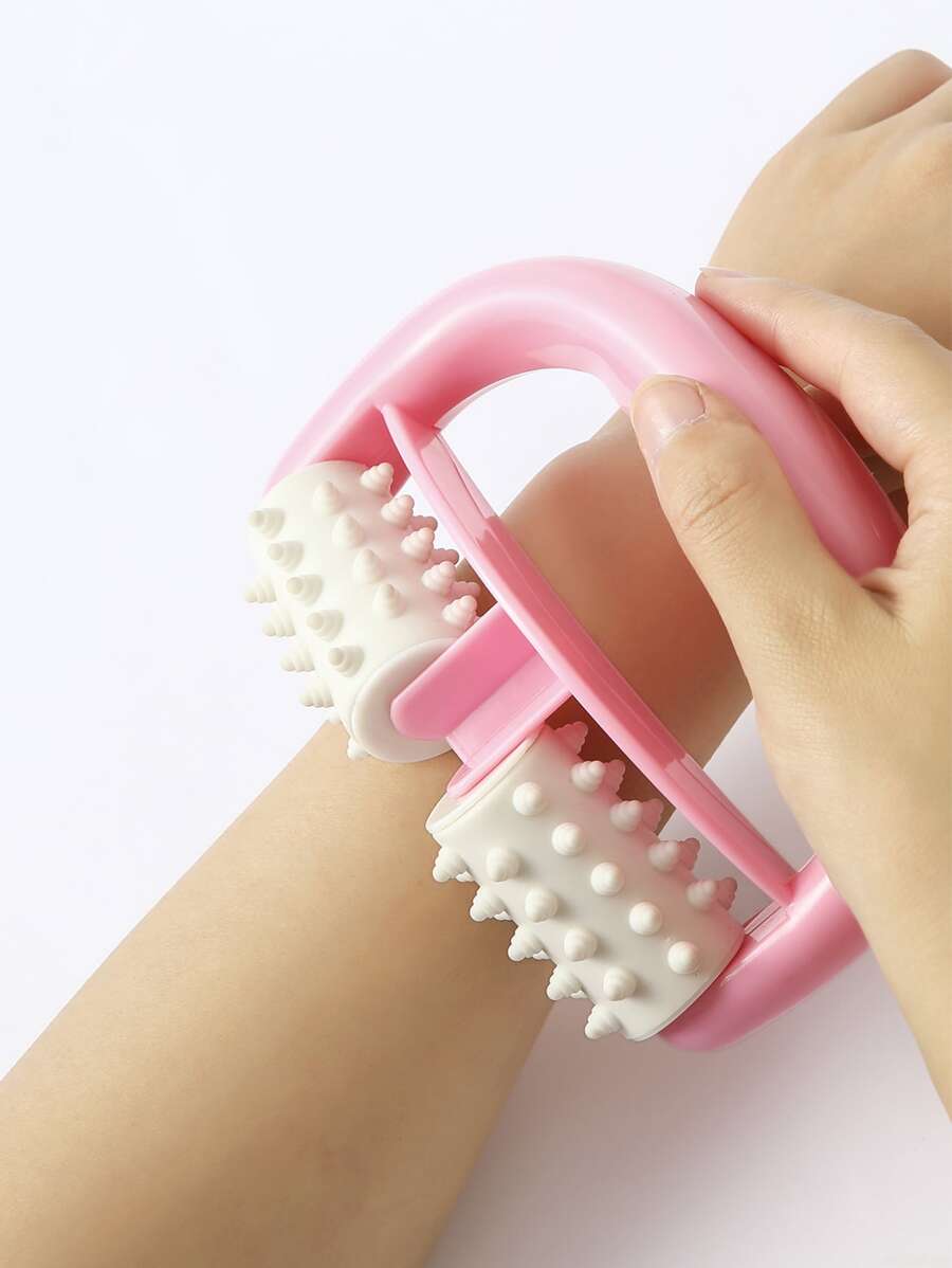 1 pieza de dos tonos Rodillo Masajeador - Rosa - Ver 1