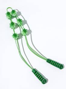 1pc Yoga Roller Massager - Dark Green - View 2