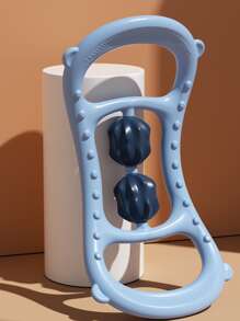 1pc Two Tone Open Shoulder Yoga Ring - Blue - View 1