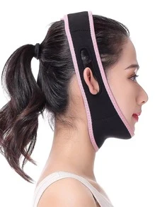 1pc Two Tone Breathable Fitness Chin Strap - Multicolor - View 5