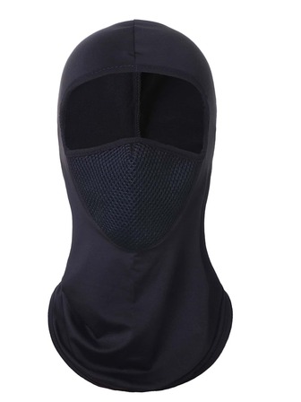 1入組素色透氣防風防曬戶外運動巴拉克拉法帽