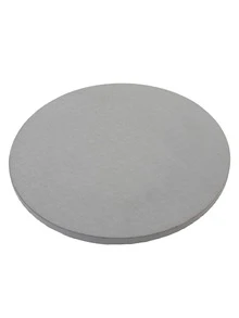 1pair Textured Round Fitness Yoga Support Pad - Light Grey - View 6