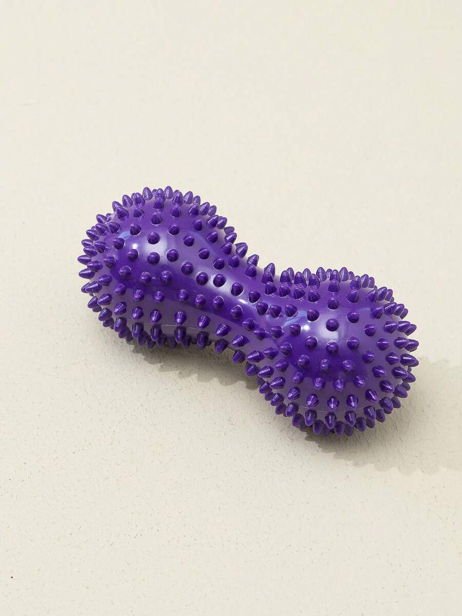 1pc Peanut Design Spiky Massage Ball - Purple - View 1