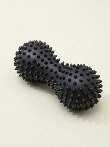 1pc Peanut Design Spiky Massage Ball - Black - View 1