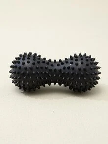 1pc Peanut Design Spiky Massage Ball - Black - View 2