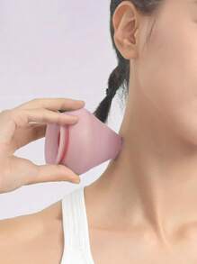 1pc Solid TPE Wall-mounted Fascia Cone - Pink - View 1