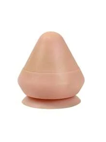1pc Solid TPE Wall-mounted Fascia Cone - Pink - View 2