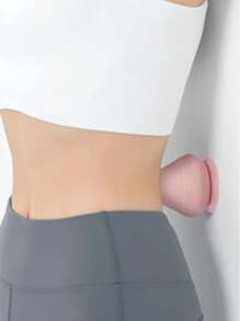 1pc Solid TPE Wall-mounted Fascia Cone - Pink - View 3