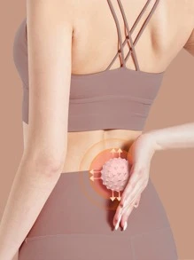 1pc TPE Yoga Massage Ball - Pink - View 4