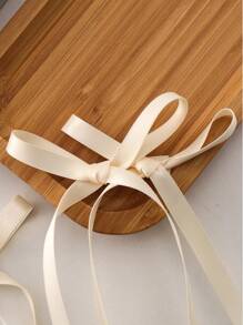 2入組小女童蝴蝶結裝飾時尚鴨嘴夾適用於頭髮裝飾用品