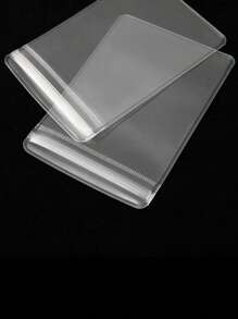 20pcs Minimalist Jewelry Storage Bags Dust-Proof Pvc Anti-Oxidation Ring Earrings Jewelry Organizer Transparent Dust-Proof Storage Bag Jewelry Storage Book For Ring Necklace Bracelets Stud Makeup Bag Make Up Accessories Travel Essentials Travel Organizer For Beach Summer Vacation Back To School - Clear - View 5