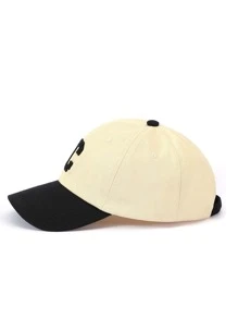 Men Letter Patch Decor Baseball Cap - Black - View 4
