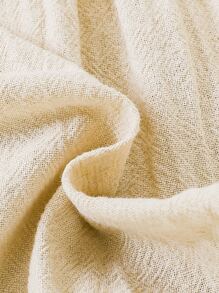 SHEIN Glamorique Kids Baby Contrast Guipure Lace Ruffle Trim Dress