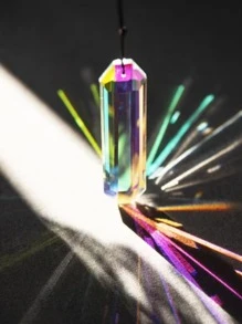 1入組壁掛現代玻璃掛飾傢居 - 彩色 - 查看 1