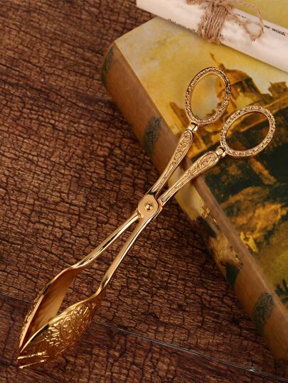 1 Stück vintage Zinklegierung Kuchen/Lebensmittel Zange, geeignet für Buffet, Party, Hochzeit, Küche Zuhause