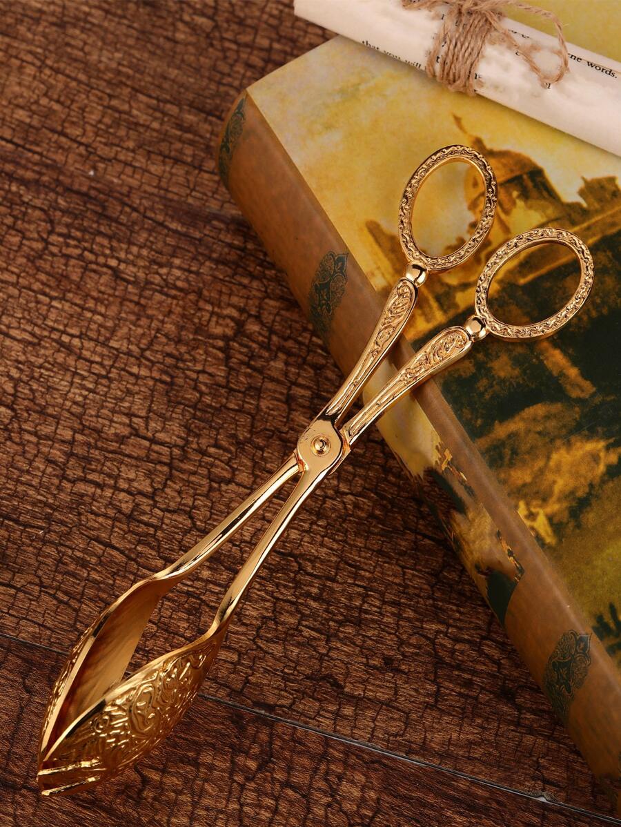 1 Peça Pegador de Bolo/Alimentos Vintage de Liga de Zinco, Adequado para Buffet, Festa, Casamento, Uso em Cozinha Doméstica