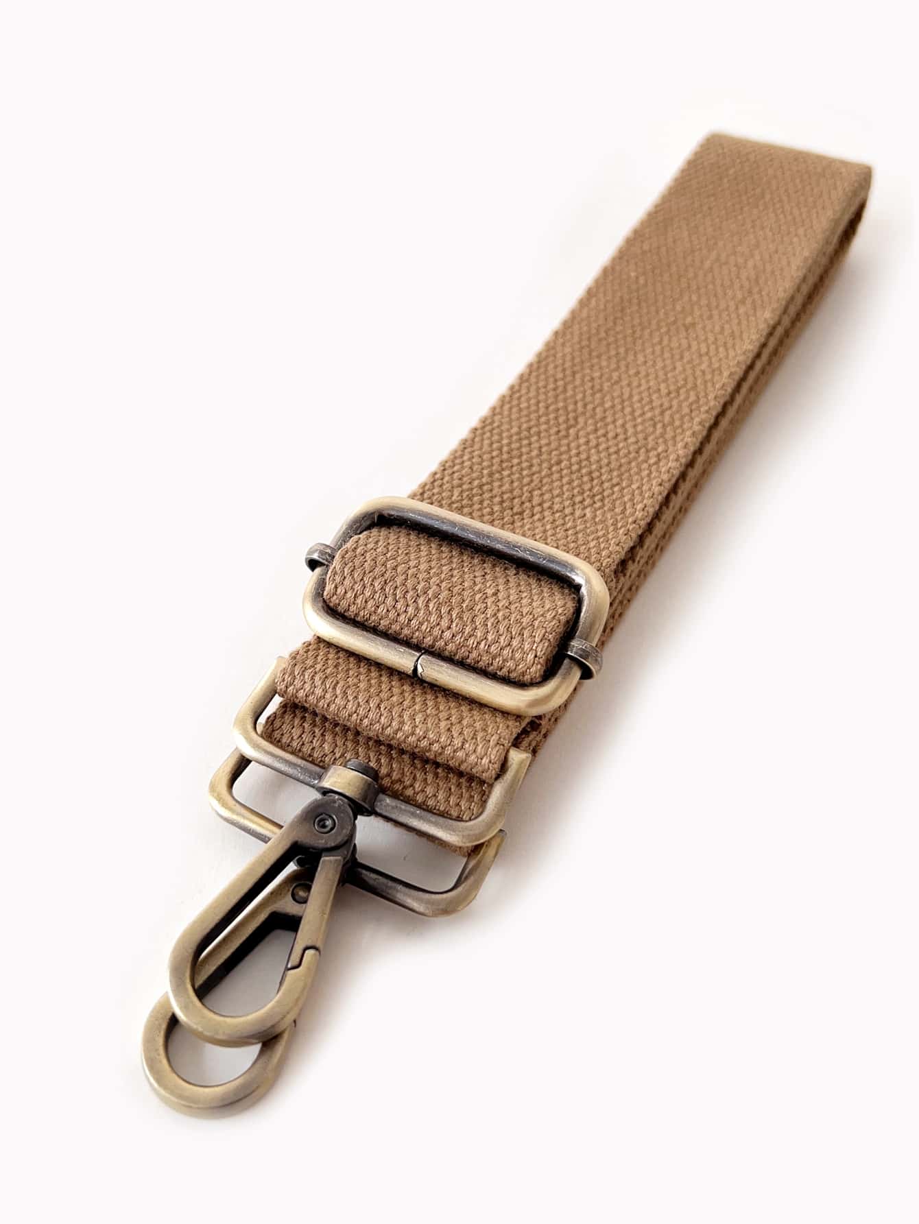 MOBAOFANG 扣環裝飾包帶復古可調節包配件DIY配件可調節替換肩帶，時尚耐用 - 卡其色 - 查看 1