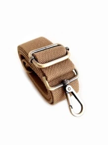 MOBAOFANG 扣環裝飾包帶復古可調節包配件DIY配件可調節替換肩帶，時尚耐用 - 卡其色 - 查看 4