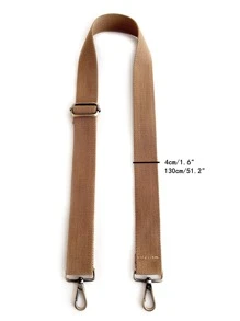 MOBAOFANG 扣環裝飾包帶復古可調節包配件DIY配件可調節替換肩帶，時尚耐用 - 卡其色 - 查看 5