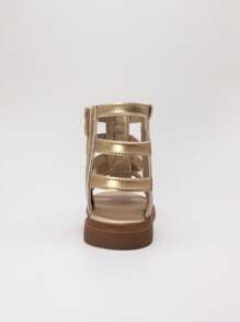 Cô gái nơ trang trí dép đấu sĩ kim loại cho ngoài trời - Vàng - Xem 6