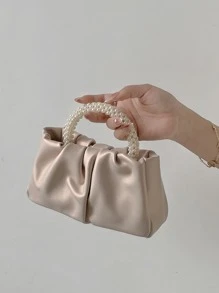 Túi đeo chéo Nữ màu trơn - Hồng - Xem 1