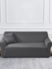 1 Bọc Ghế Sofa Trơn, Bọc Ghế Sofa Hiện Đại Co Giãn Bọc Ghế Sofa Cho Gia Đình - Màu xám đen - Xem 4
