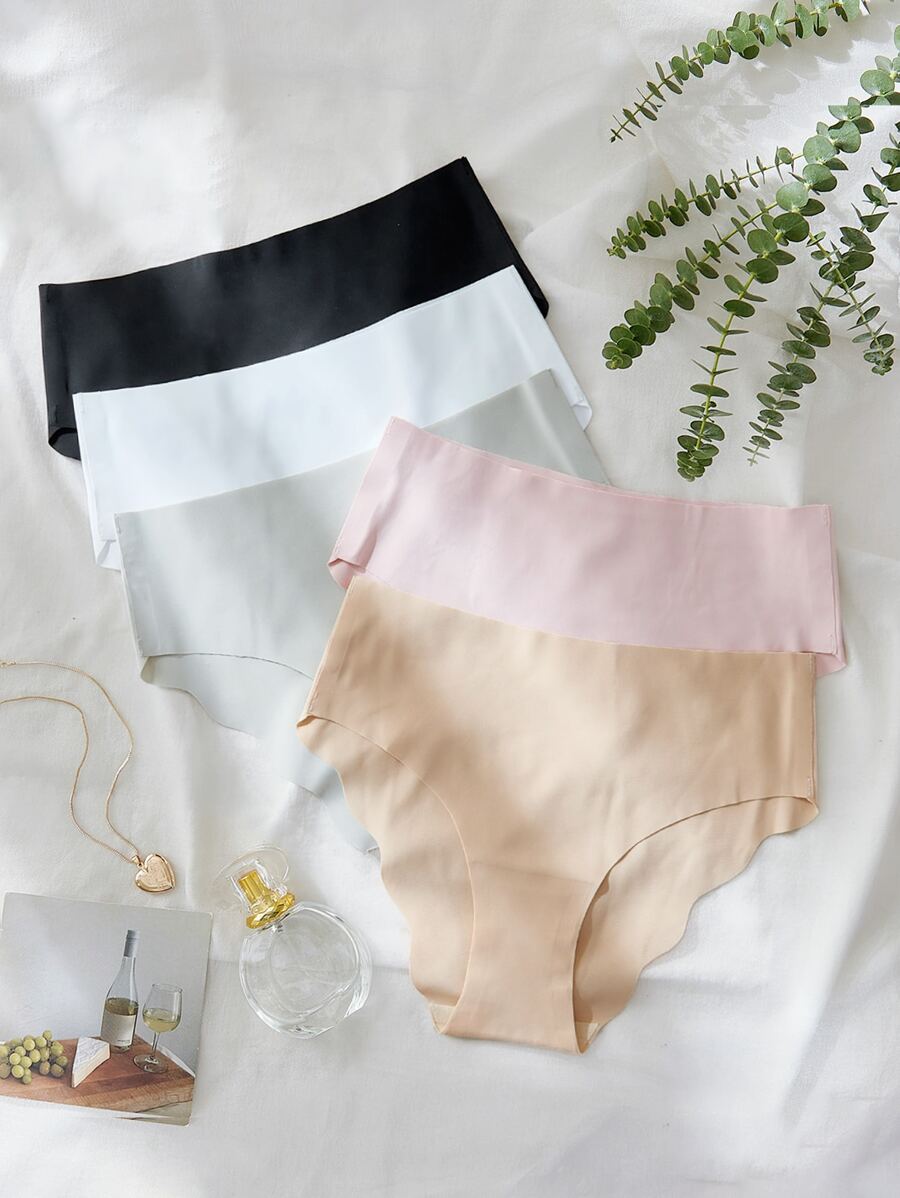 5 piezas Bragas unicolor simple - Multicolor - Ver 1