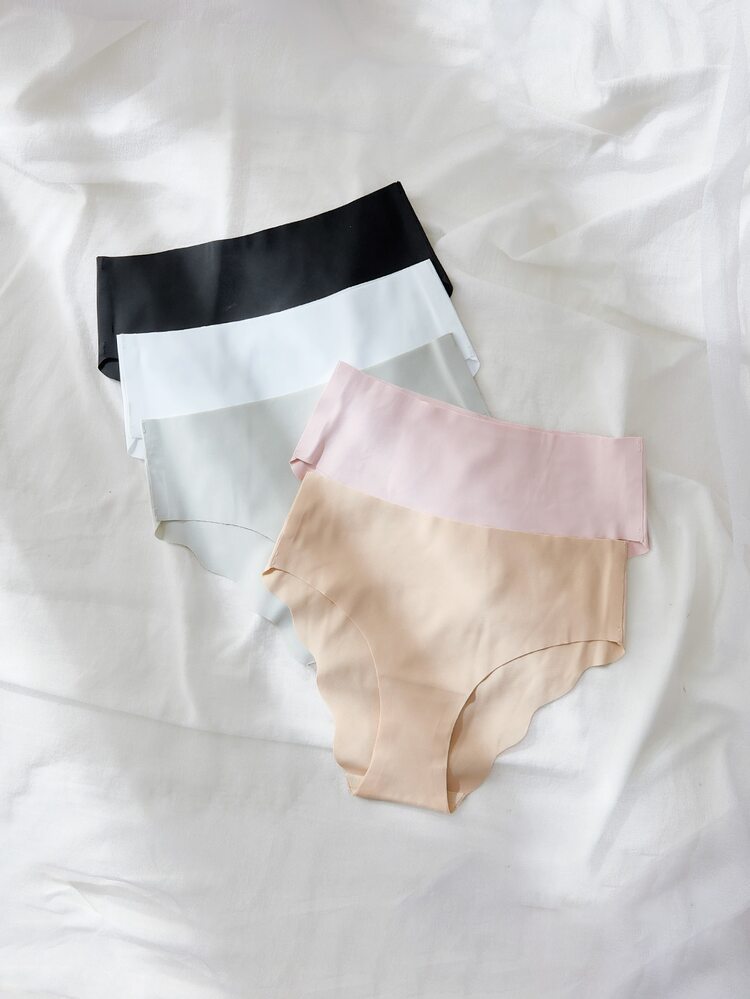 5 piezas Bragas unicolor simple - Multicolor - Añade 3