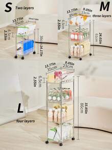 1入組寵物收納架 - 無色 - 查看 2