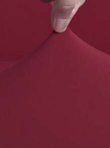 1入組素色沙發套現代沙發套彈力沙發套家用 - 酒紅色 - 查看 7