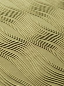 DAZY Solid Round Neck Tunic Dress - Olive Green - View 3